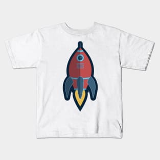 Rocketship to the moon Kids T-Shirt